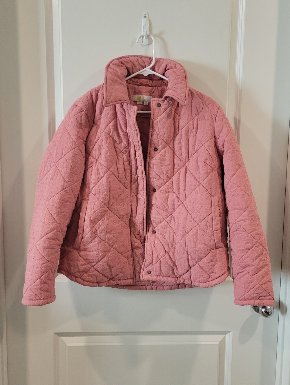 Boden Broderie Quilted Cotton Jacket Size 10